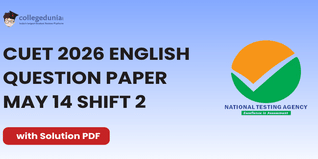 CUET 2026 English May 14 Shift 2 Question Paper- Download Answer Key and Solution PDF